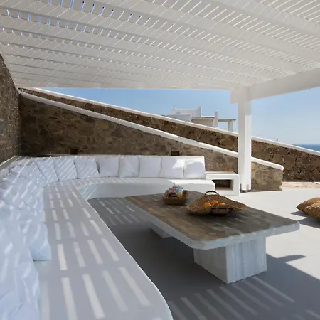 Willa Casadei Pool 4-bdr Sea View 'anemos' & 'petra' With Nighttime Security Guard Panormos (Mykonos)