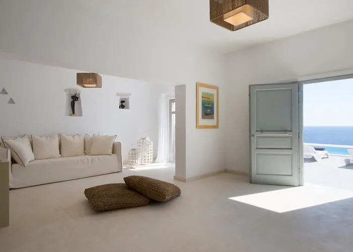 וילה Casadei Pool 4-bdr Sea View 'anemos' & 'petra' With Nighttime Security Guard *