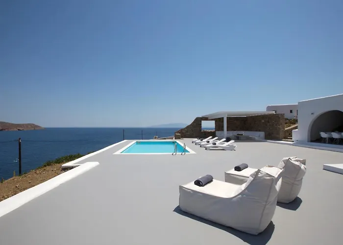 Вилла Casadei Pool 4-bdr Sea View 'anemos' & 'petra' With Nighttime Security Guard Панормос-Миконос