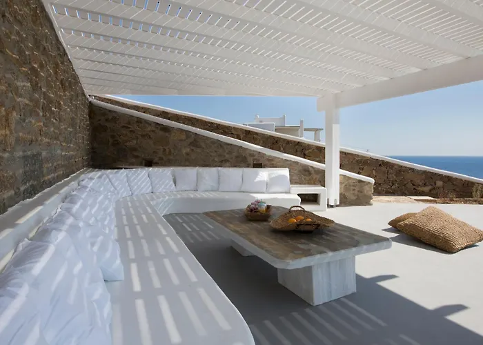 Вилла Casadei Pool 4-bdr Sea View 'anemos' & 'petra' With Nighttime Security Guard Панормос-Миконос